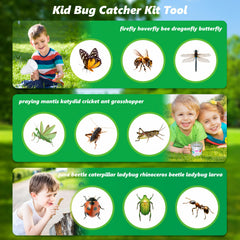 Outdoor Adventure Insect Trap Set with Hut Net and Magnifying Glass