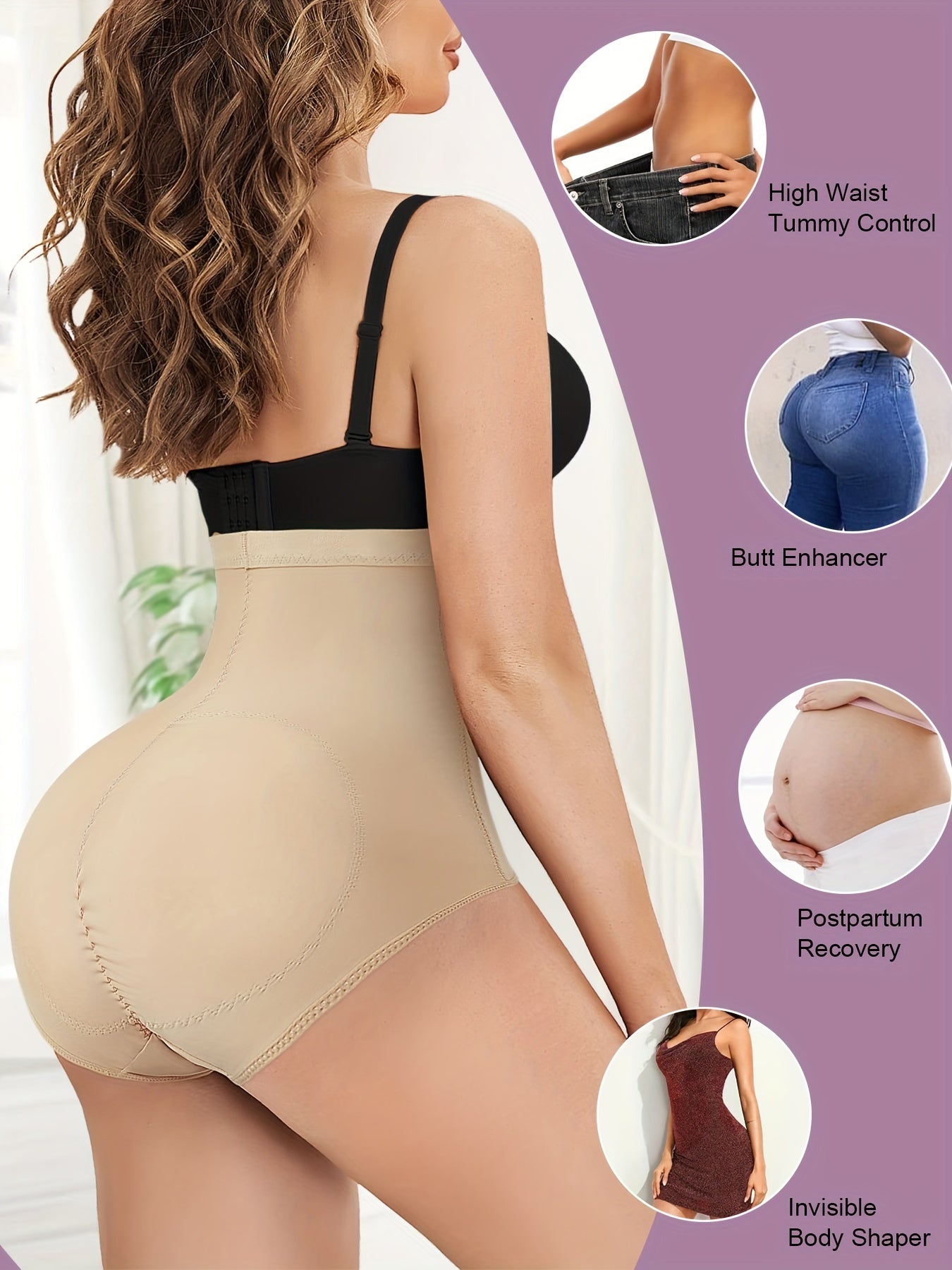 High Waist Shaping Panties Tummy Control Underwear