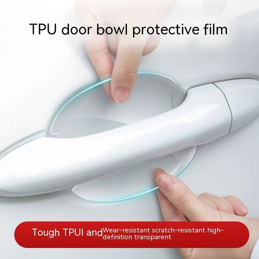 Car Door Handle Sticker Anti Scratch Protective Film