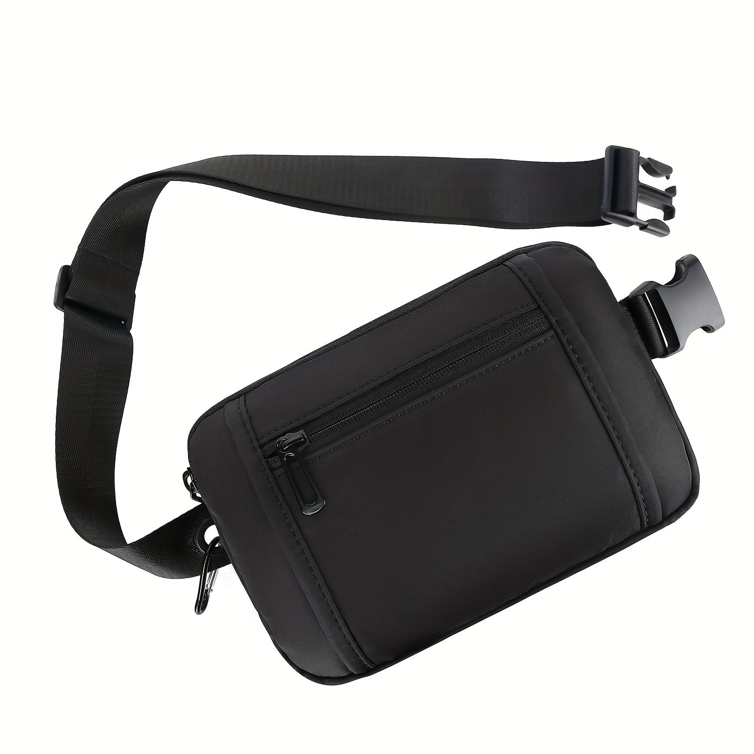 Adjustable Strap Mini Waist Bag Unisex Cow Leopard Grain