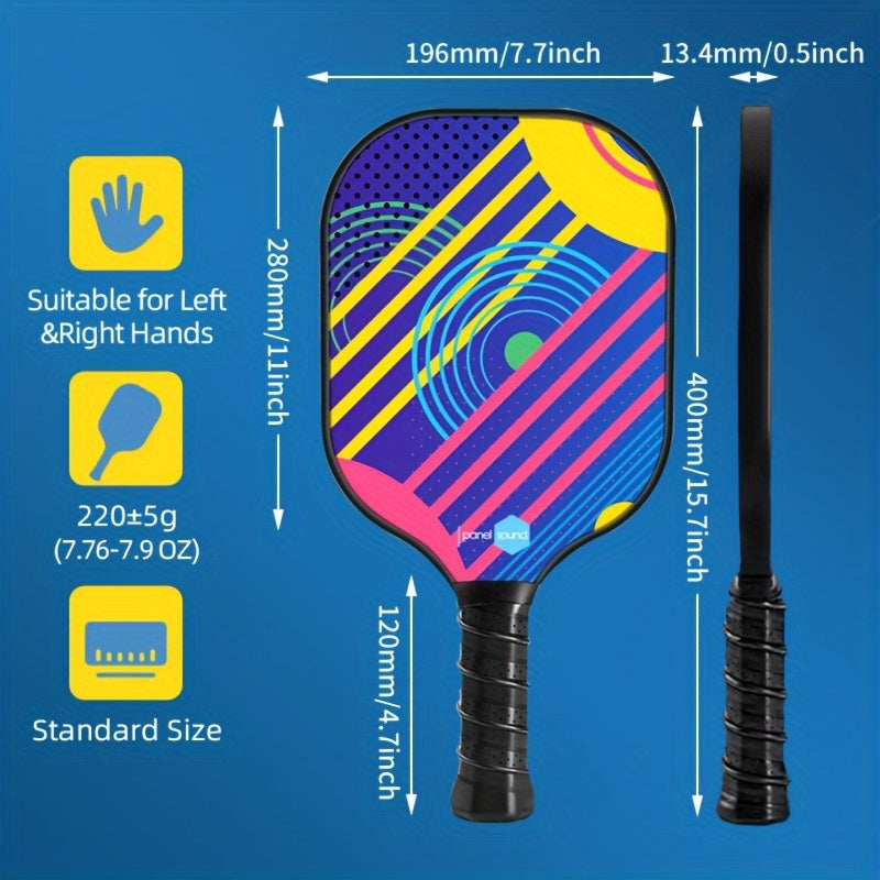 Panelsound PS 006 Pickleball Paddles Lightweight Fiberglass Poly Core Rackets