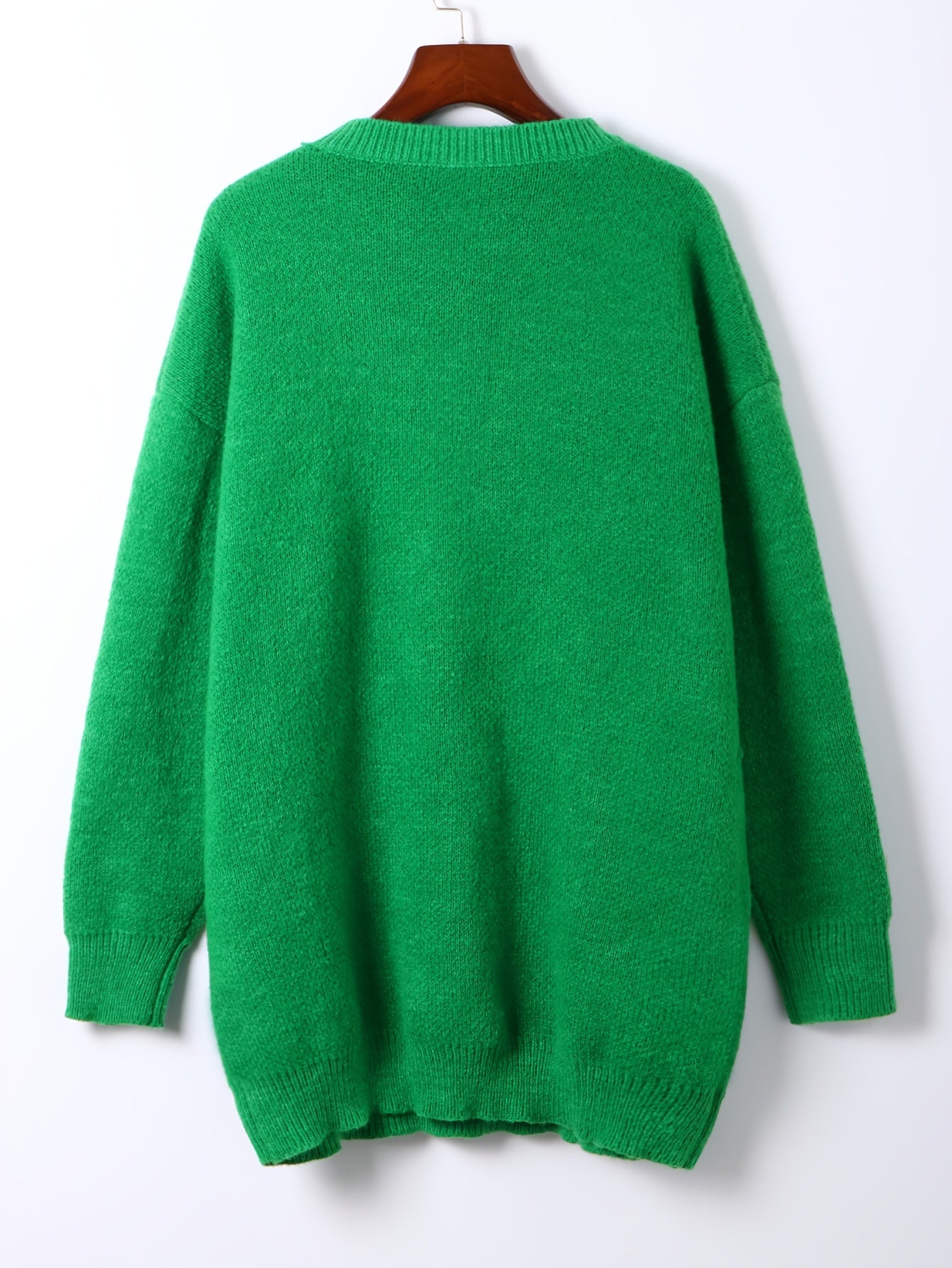  Casual Sweater Dress Women's Plus Letter Print Long Sleeve