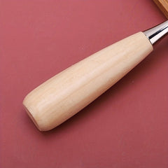 Handheld Hole Puncher Cone Tool Wooden Handle Scratch Cone Needle Punch Leather