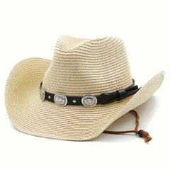 Breathable Bohemian Style Cowboy Hat for Outdoor Activities