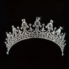 Crystal Tiara Crown With Comb for Women Girls - Bridal Wedding Prom Party