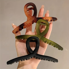 Matte Large Hair Claw Clips for Thick Hair - Big Jaw Clip for Girls