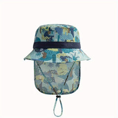 Kids Sunscreen Beach Hat Adjustable Baby Fisherman Hat