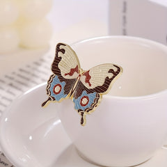 5pcs Butterfly Moth Animal Insect Brooch Pin Lapel Pins For Men