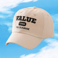 Middle School Children's Unisex Embroidered Word Baseball Cap Sun Hat