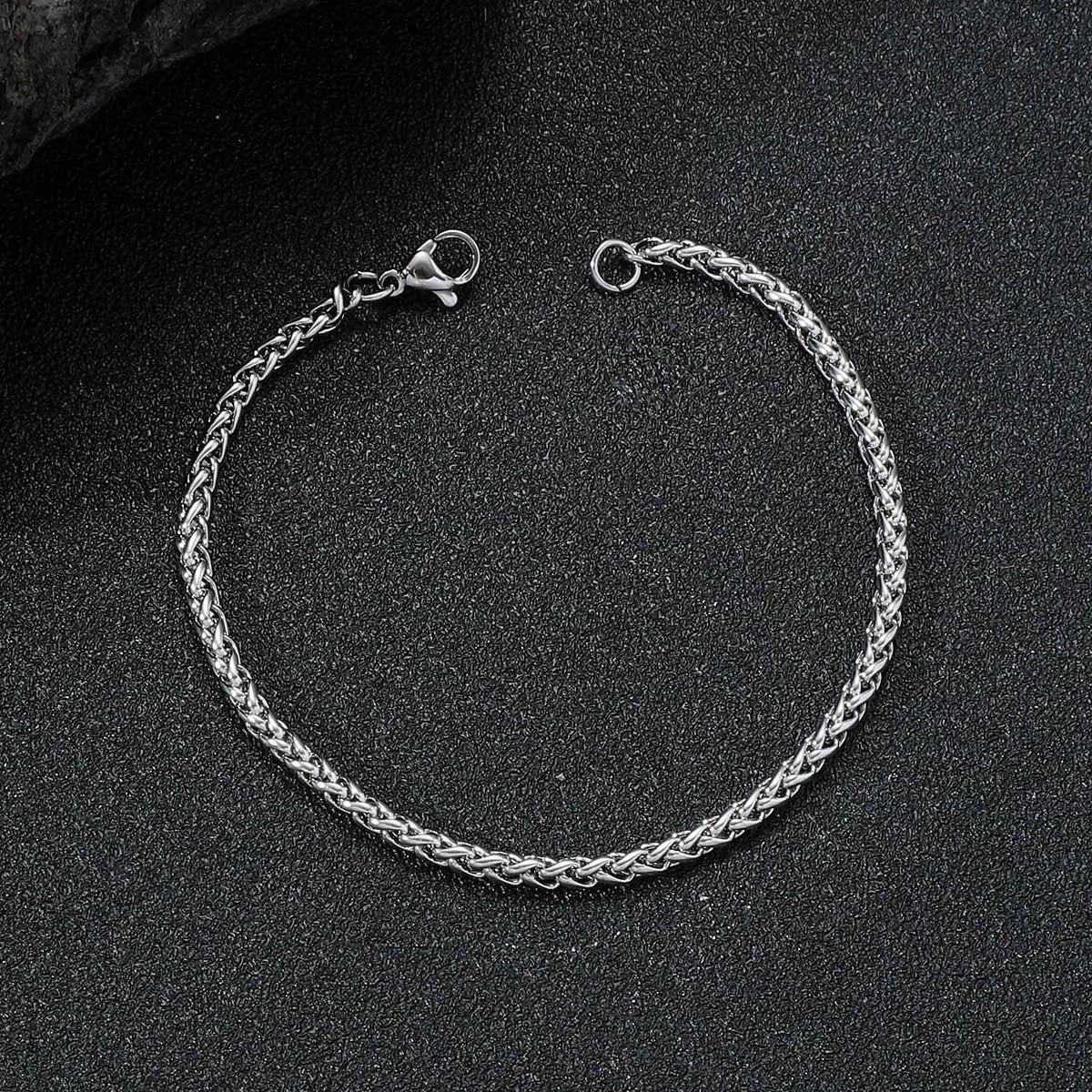 Men's Stainless Steel Silver Bracelet
