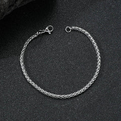 Men's Stainless Steel Silver Bracelet