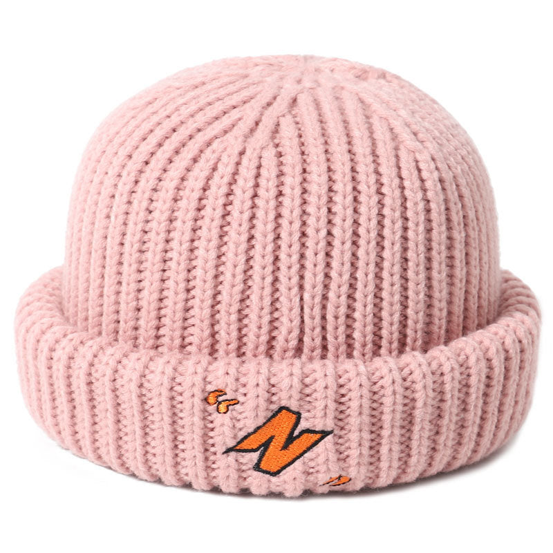 Men's Winter Embroidered Knitted Cap