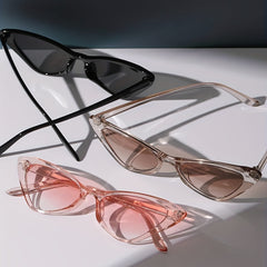 3 Pairs Cat Eye Sunglasses Y2K Gradient Lens UV400