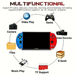 Retro X12PLUS Handheld Game Console 7 inch Screen 16GB Memory