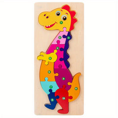 Wooden 3D Puzzles for Infants Age 1-3