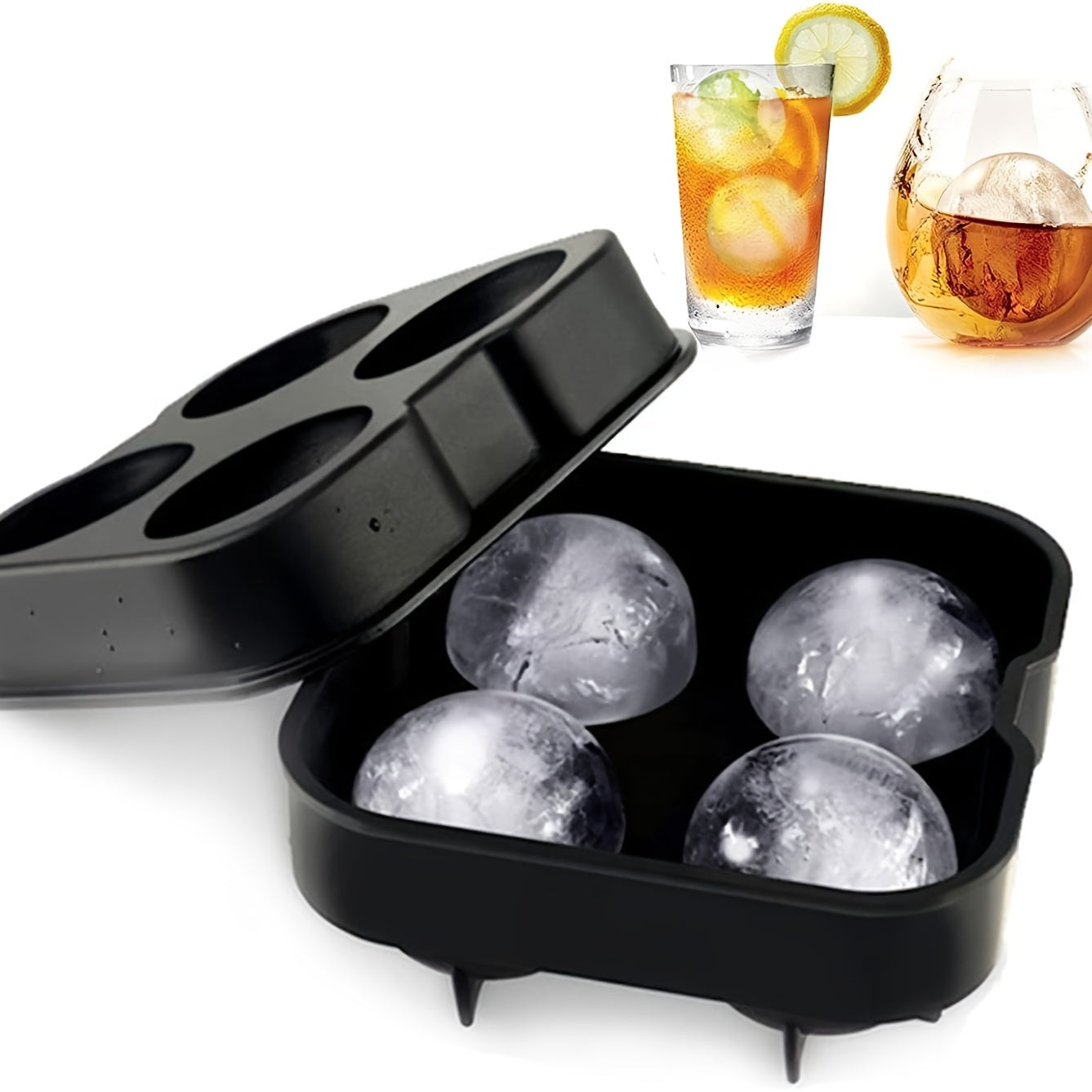 Silicone Ice Cube Mold Big Square Ice Cube Tray Mold