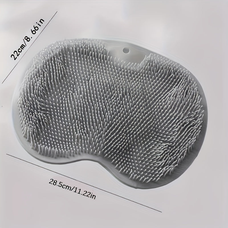 Silicone Shower Massage Brush for Men - Non Slip Exfoliating and Back Massage