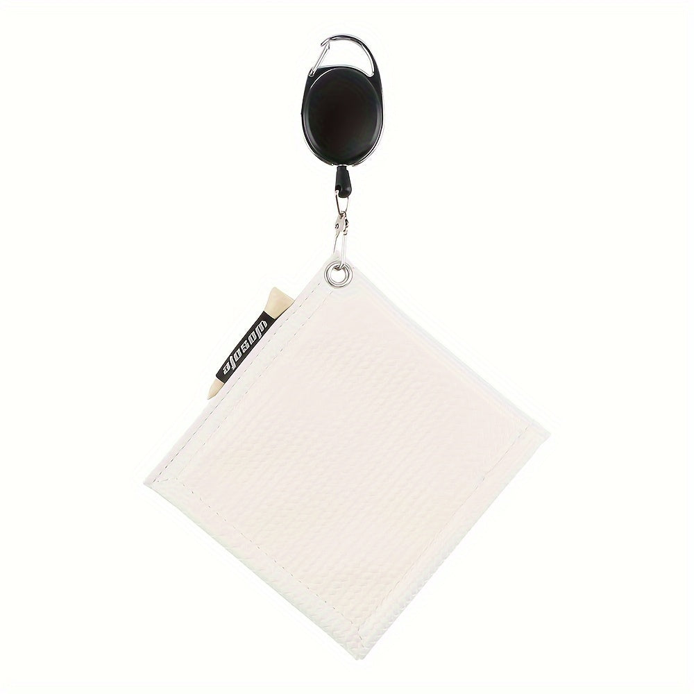 Golf Towel with Hook for Easy Carrying and Ball Cleaning