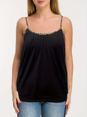  Sexy Leopard Print Cami Top