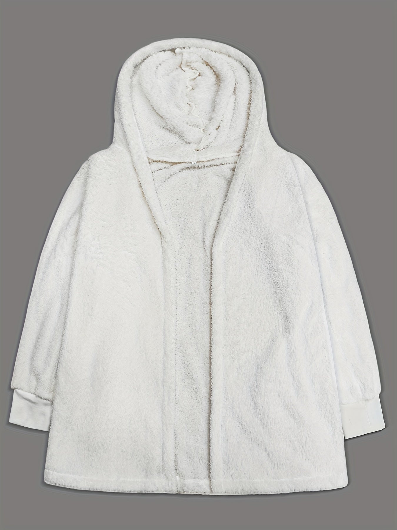  Solid Fleece 3-Piece Outfit: Coat, Tank Top & Shorts