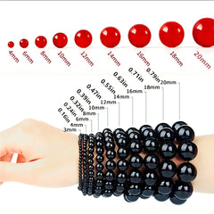 Natural Agate Gemstone Round Loose Beads DIY Jewelry Making