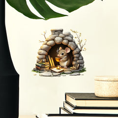Mouse Hole Removable Waterproof Sticker for Wall Decor