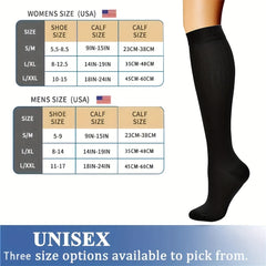 3 Pairs Copper Compression Socks - Circulation Improvement - Men & Women