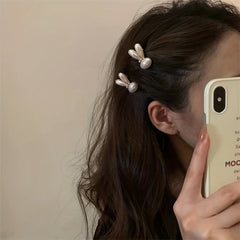 Bunny Faux Pearl Hairpin Side Hairpin Bangs Hairpin Hair Accessories