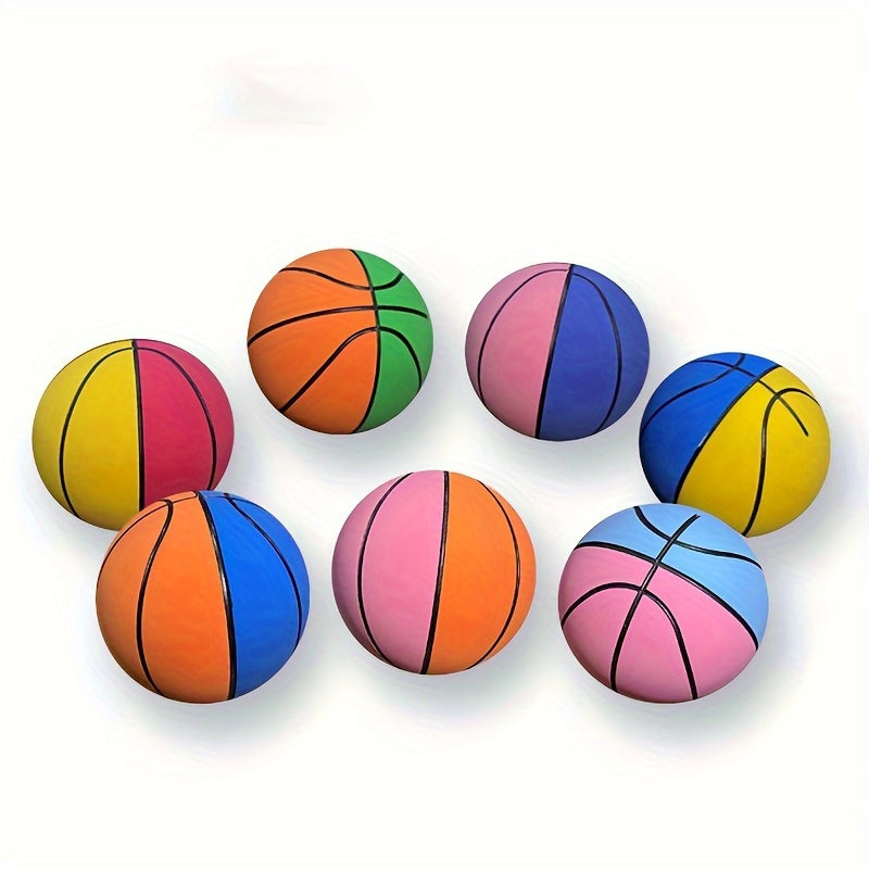 3pcs Mini High Elastic Rubber Ball Creative Mini Basketball