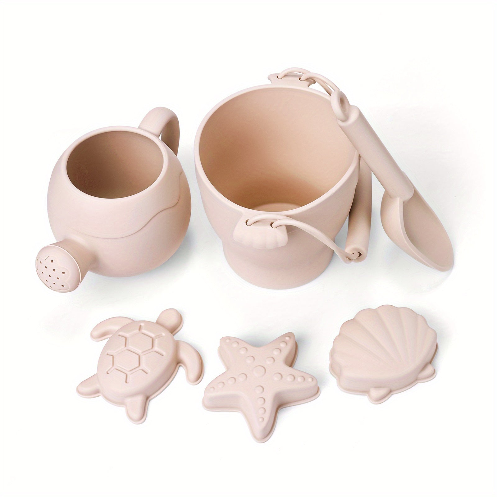Eco Friendly Kids Beach Toy Set - Spray Bottle, Sand Bucket, Shovel & More