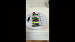 8pcs Minnow Fishing Lure Slow Sinking Swimbait Hard Bait for Bass Trout Pike