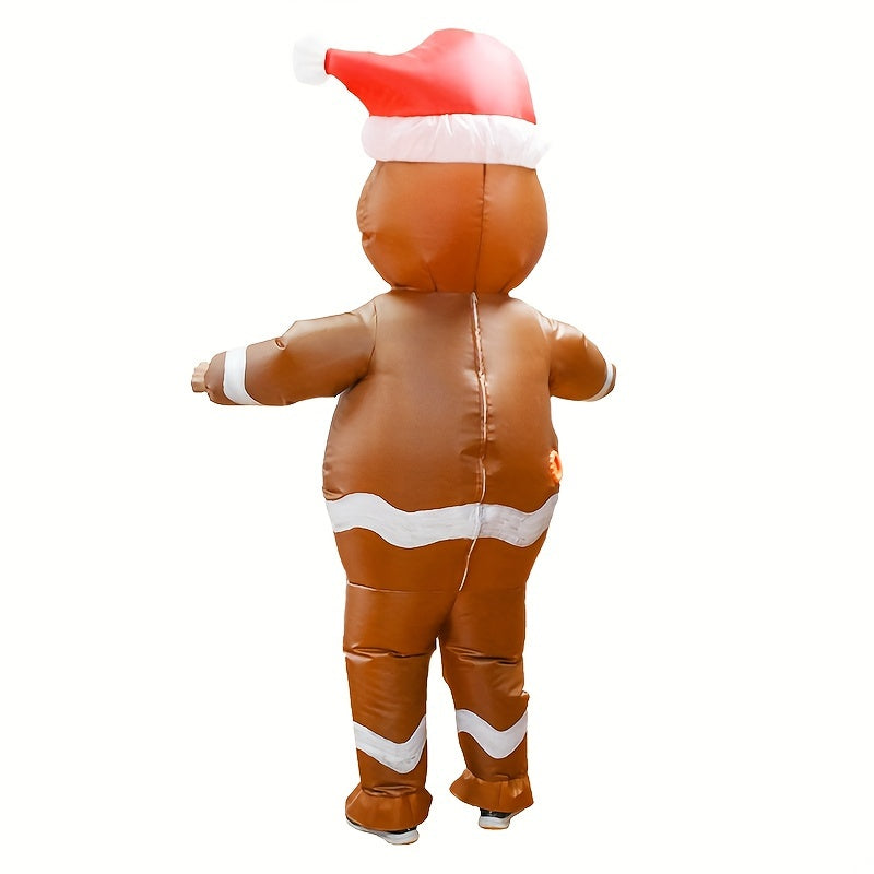 Gingerbread Man Inflatable Costume - Adult Size