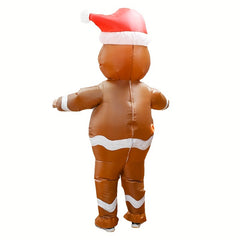 Gingerbread Man Inflatable Costume - Adult Size