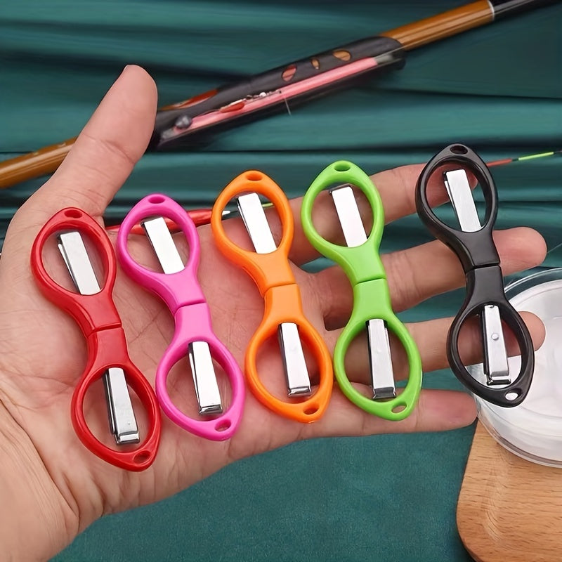 Compact Portable Folding Scissors for Travel Fishing