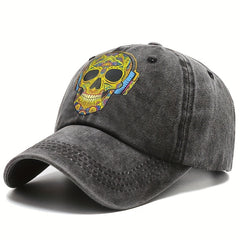 Colorful Skull Baseball Cap Sunshade Hat