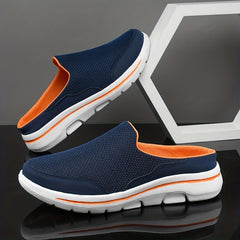 Men's Breathable Slip On Mules Lightweight Non Slip Comfy Shoes