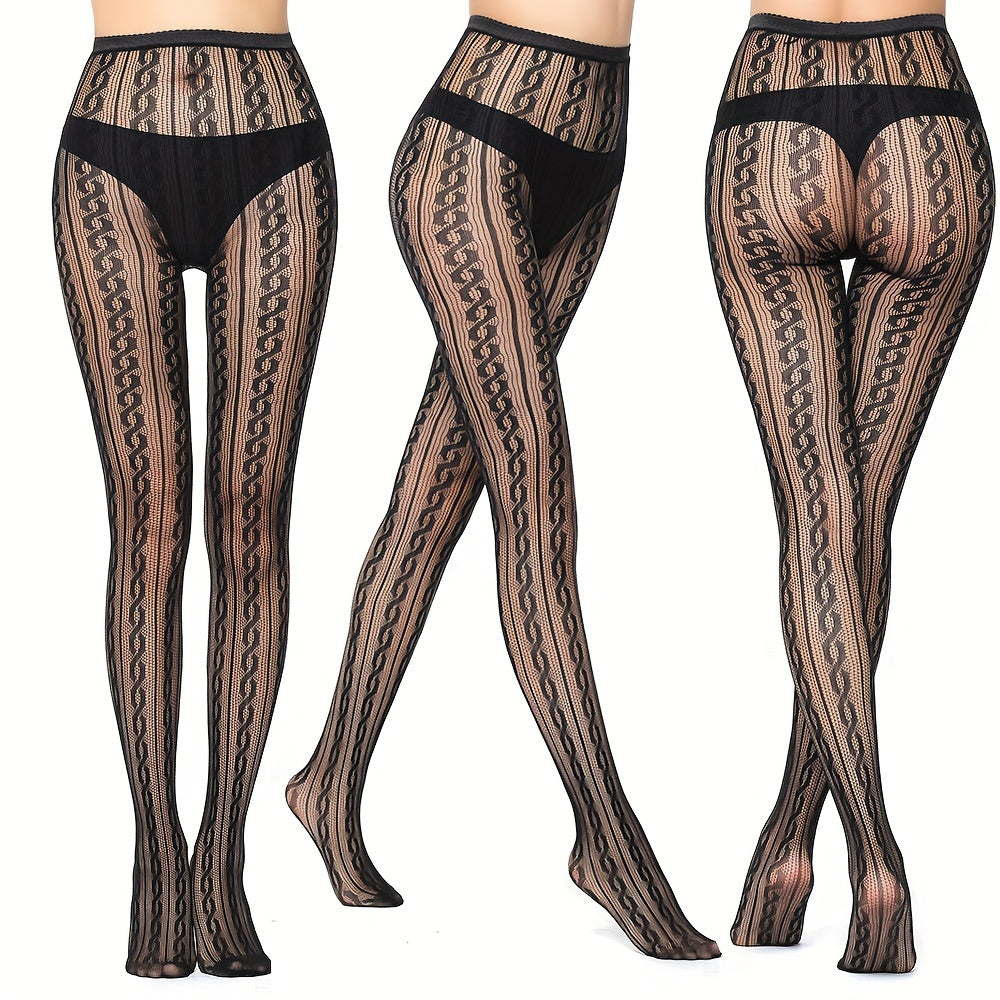 Fishnet Tights High Waist Mesh Pantyhose Stockings
