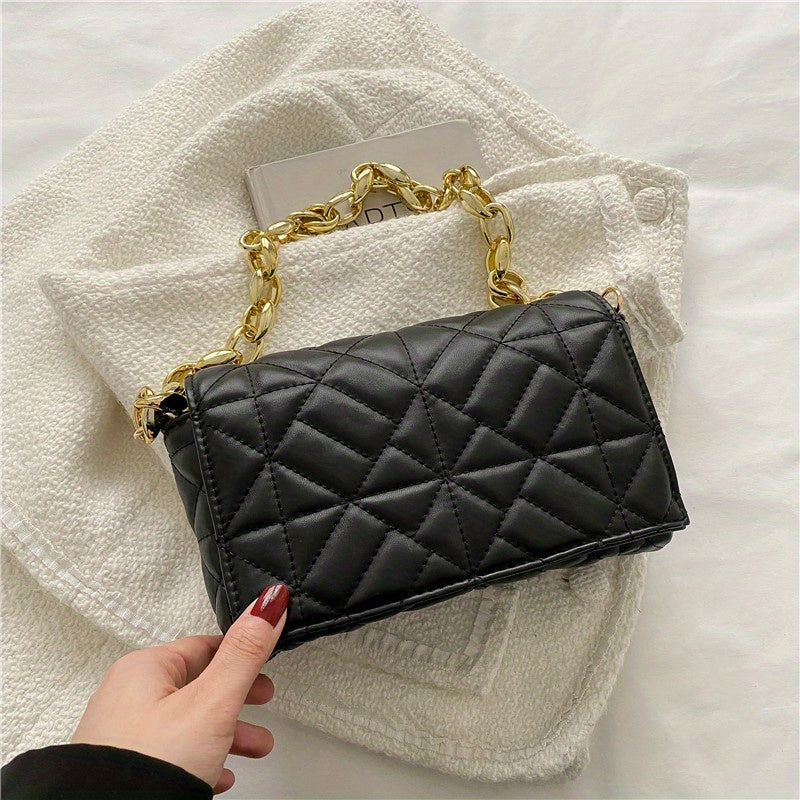 Minimalist Quilted Shoulder Bag All Match Underarm Bag