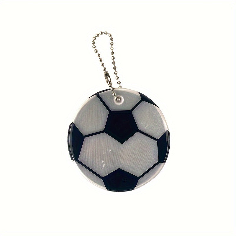 Football Reflective Pendant Keychain Bag Backpack Hanging Pendant
