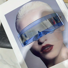 Y2K Cyberpunk Mirror Lens Sunglasses UV400