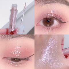 Liquid Eyeshadow Stick Sequin Glitter Pearly Finish Mermaid Teardrop Makeup