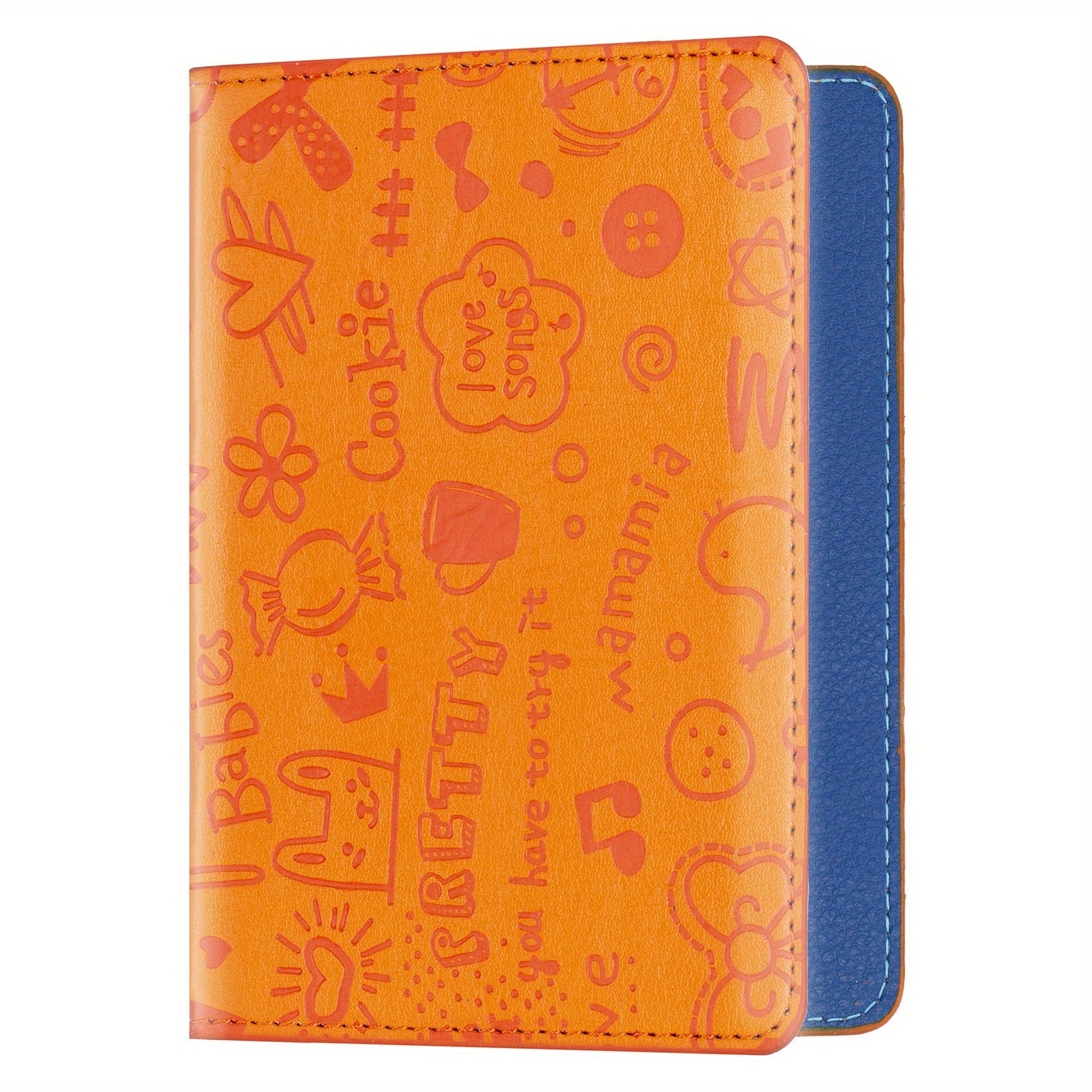 Cartoon Travel Passport Holder Passport Cover For Women & Men