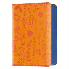 Cartoon Travel Passport Holder Passport Cover For Women & Men