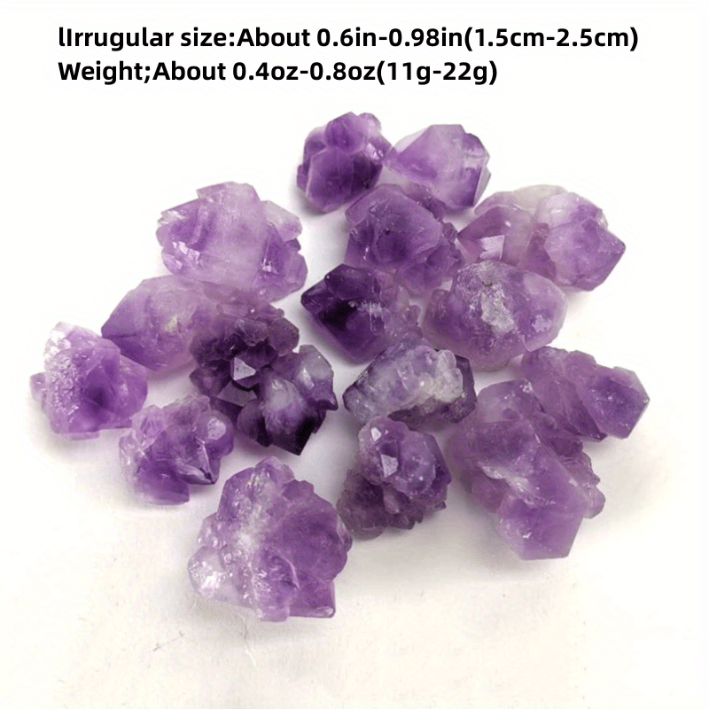 Natural Amethyst Raw Stone Purple Guardian Stone Ornament