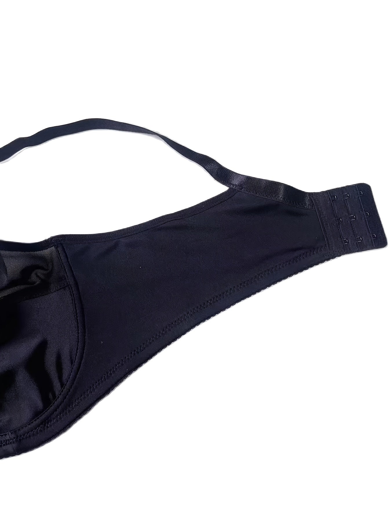 Sexy Bow Knot Mesh Underwire Back Closure Bra