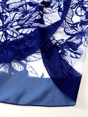 Women's Plus Leaf Print Beachwear Wrap Skirt