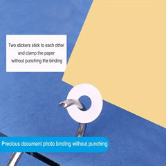Adhesive Hole Reinforcement Stickers for Loose Leaf Books