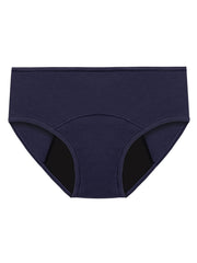 4pcs Solid Period Panties & Comfy Leak proof Stretchy Intimates Panties