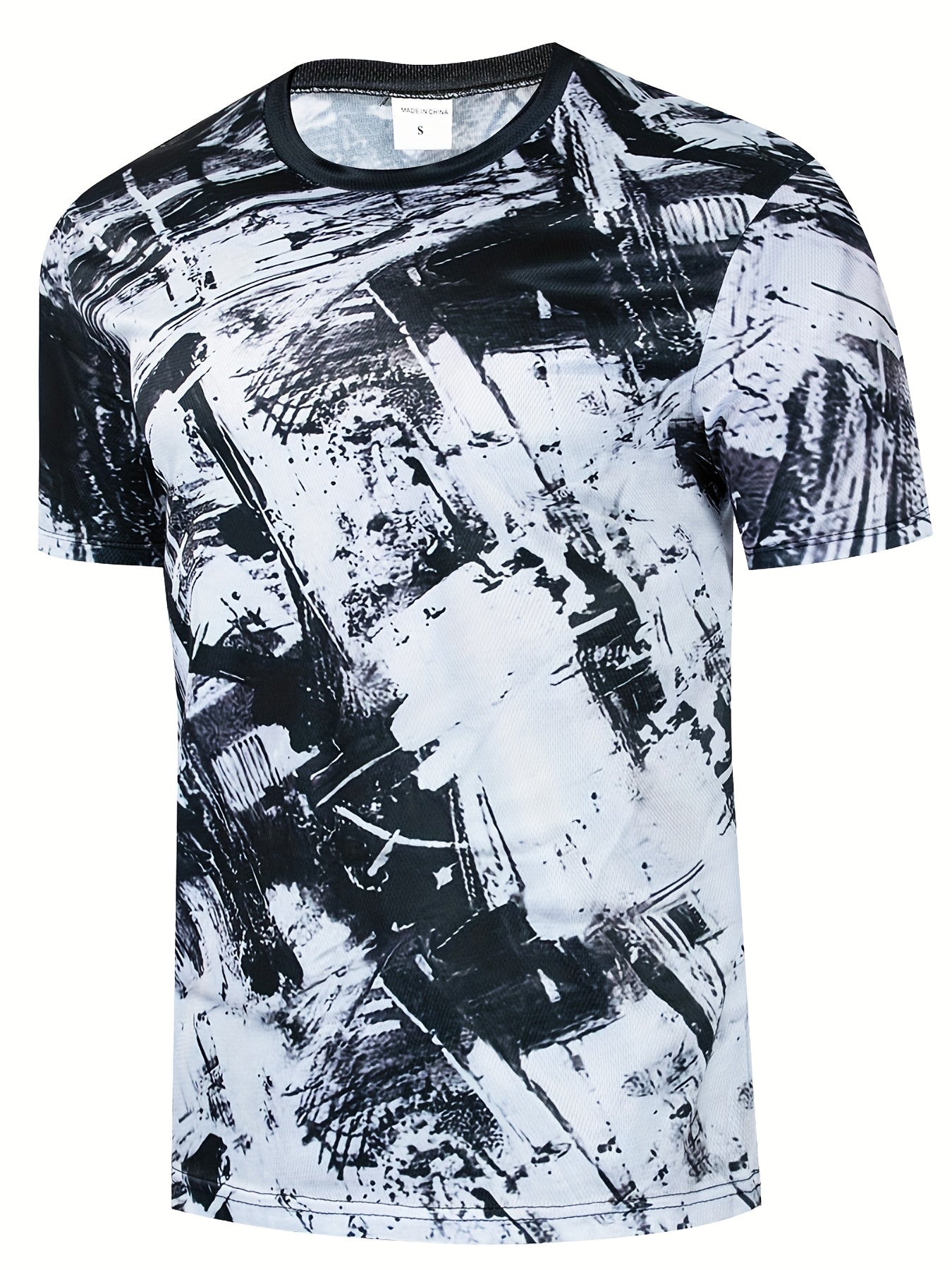Men's Striped T-Shirt for Summer Outdoor & Casual Evenings