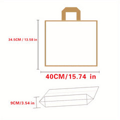 Golden Rim Handbag Gift Bag Shopping Bag Multifunctional Clothing Cosmetic